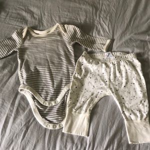 Hanna Andersson organic Pima bodysuit & pants